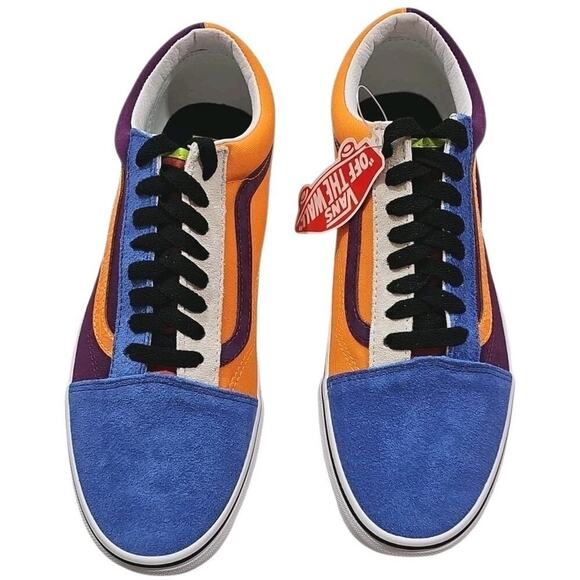 Vans ~Woman 10; Men\'s 8.5~ Old Skool Mix & Match Grape Juice/Bright Marigold NEW main image 12